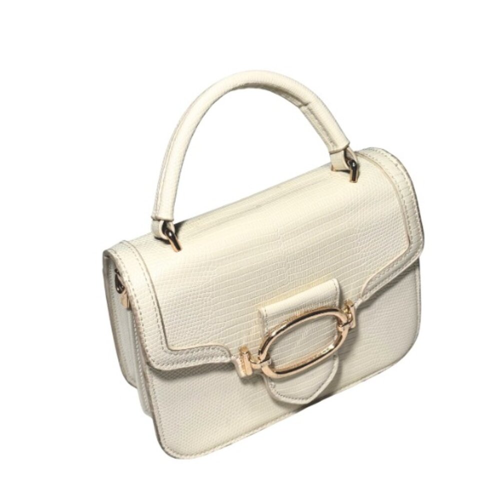 Cream and Gold Shoulder bag